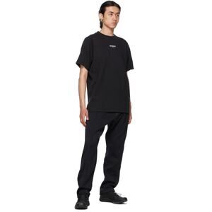 Byborre Shirt Mens XL Textured Knit Patience Graphic Black Tee Streetwear Casual